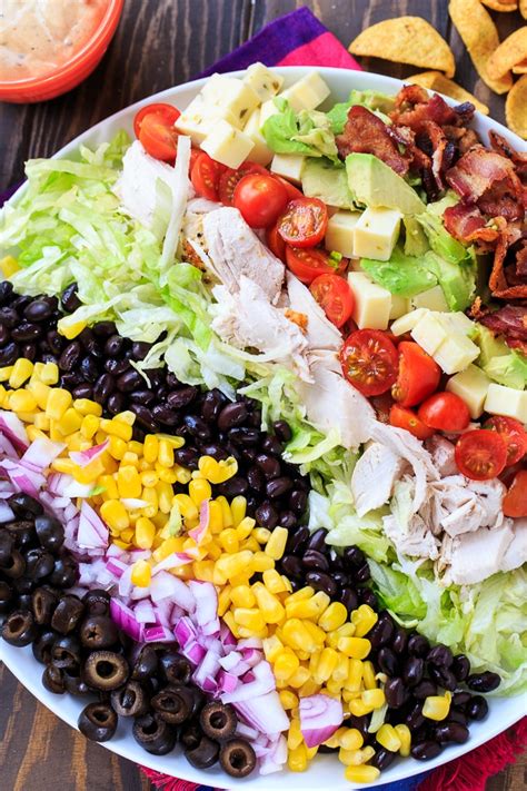 Tex Mex Cobb Salad Spicy Southern Kitchen