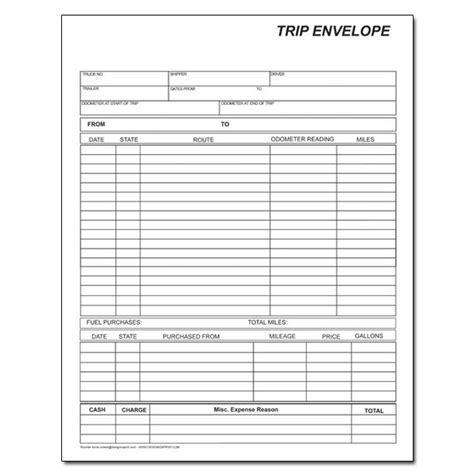 Truck Load Sheet 4 Part Copies Carbonless Business Forms Custom