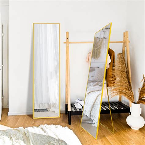 Delma Wall Mirror Full Length Mirror Standing Mirror Full Body Large