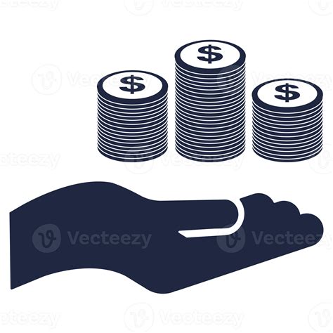 hand holding coin flat icon 18921609 PNG