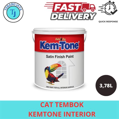 Jual Cat Tembok Dalam Interior Kemtone Satin Finish Paint Tinting 3