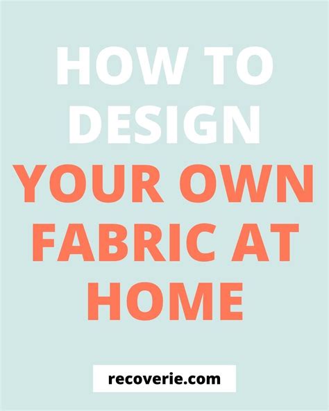 How To Design Your Own Fabric At Home [free Course ] Custom Printed