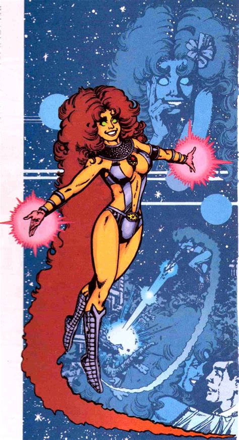 Starfire by George Pérez Teen titans Starfire comics Starfire