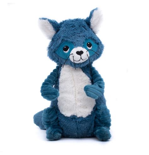 Peluche Ptipotos Le Raton Laveur Bleu