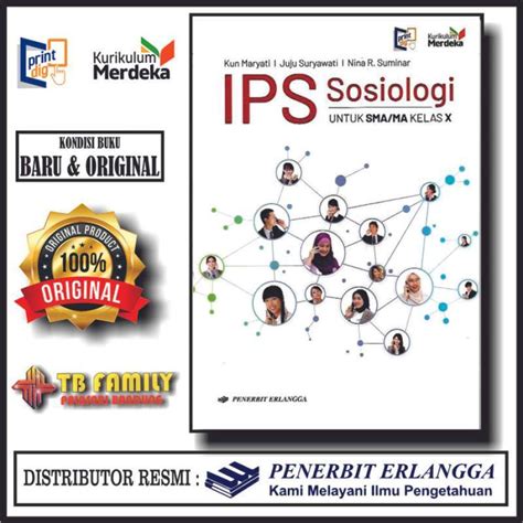 Promo Buku IPS Sosiologi Kelas 1 X 10 SMA Erlangga Kurikulum Merdeka