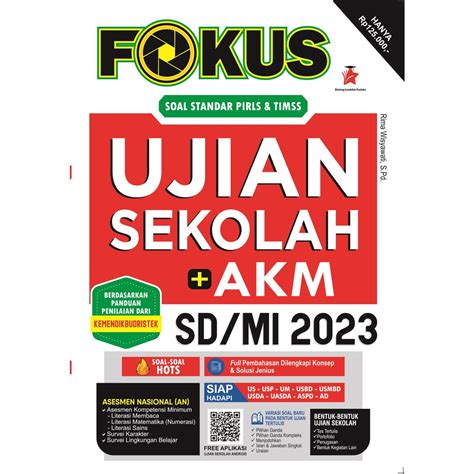 Jual Soal Asli Buku Fokus Ujian Sekolah Akm Sd Mi Shopee Indonesia