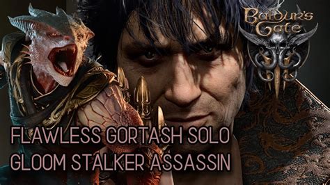 Baldur S Gate Gortash Gloom Stalker Assassin Solo Youtube