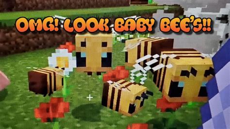 Cute Cute Bees Are Here Minecraft Youtube