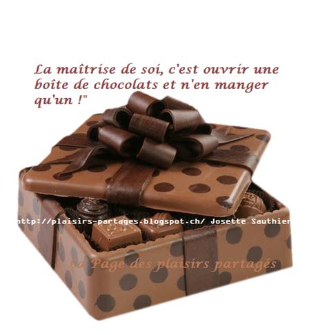 La Page Des Plaisirs Partag S Citation Sur Le Chocolat