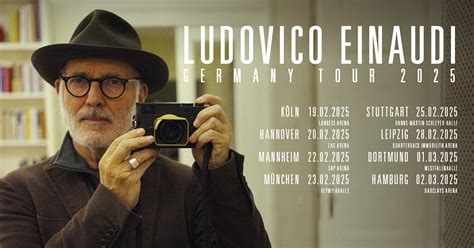 Ticketonline De Ludovico Einaudi HAMBURG Entrancetickets 02 03 2025 20 00