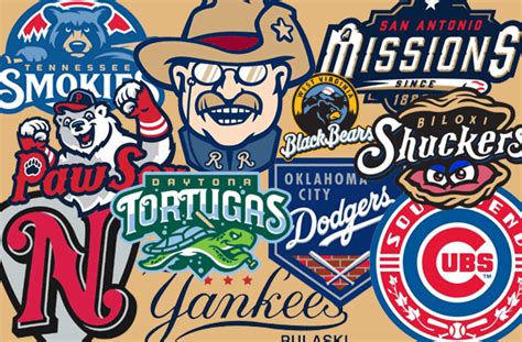 Minor League Baseball Mascots Logos