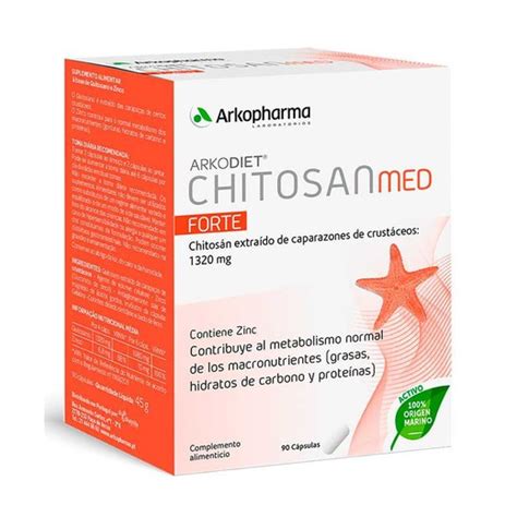 Arko Chitosán Forte 90 cápsulas 2479579 Control de peso Redfarma