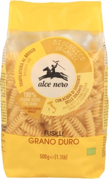 Alce Nero Makaron Semolinowy Fusilli Bio 500g Kultura Smaku