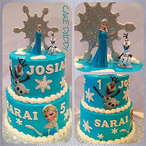 Frozen Themed Custom Birthday Cake