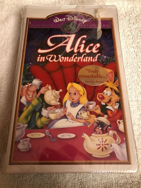 Walt Disney S Masterpiece Collection Alice In Wonderland VHS 036