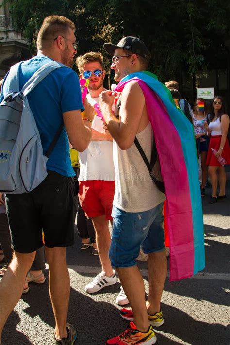Pride Day Gay Parade In Budapest Hungary Editorial Stock Image Image Of People Carnival