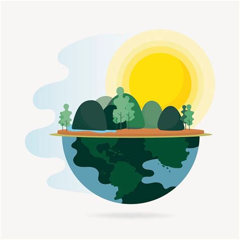 Green environment illustration design vector | Premium Vector Illustration - rawpixel