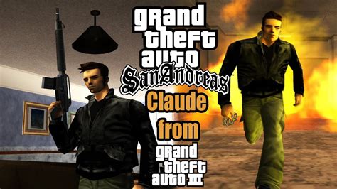 Claude From Gta 3 In Gta San Andreas Mod Youtube