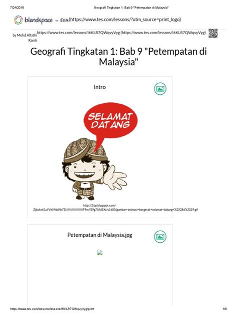 Geografi Tingkatan 1 Bab 9 Petempatan Di Malaysia Pdf