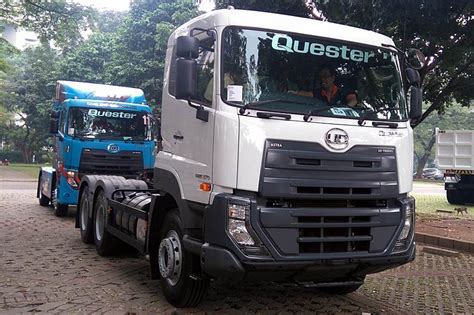 Tes Ud Truck Quester Gwe Tractor Sensasi Nyetir Truk Heavy Duty