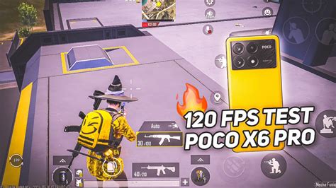 120 FPS TEST NEW UPDATE GAMEPLAY POCO X6 PRO 5g BGMI TEST WITH FPS