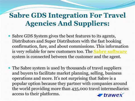 Sabre GDS System, Sabre Reservation System | PPT