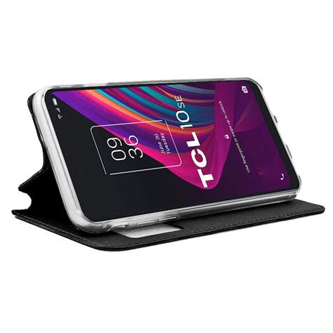 Funda Cool Flip Cover Para Tcl 10 Se Liso Negro Cool Accesorios