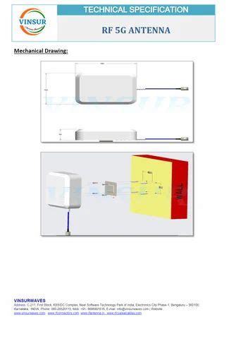 ABS INDOOR SISO PATCH PANEL ANTENNA 698 4200MHz 3 4 5dBi At Rs 590