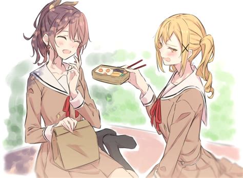 Ichigaya Arisa And Yamabuki Saaya Bang Dream Drawn By Sou User