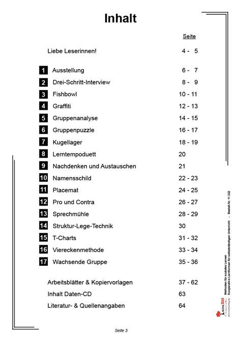 Methoden für soziales Lernen Kooperative Lernformen für