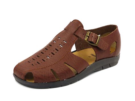 Sandale En Cuir Blaise Marron Chaussures Homme Mes Jolis Souliers