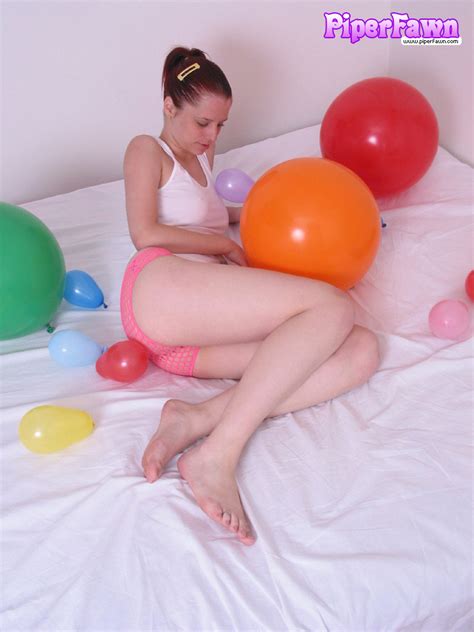 Busty Redhead Teen Plays With Balloons Porn Pictures XXX Photos Sex Images PICTOA