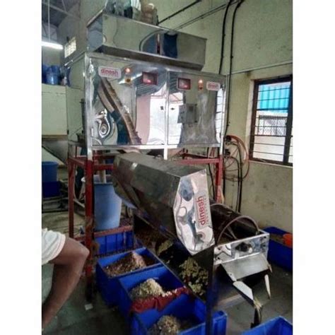 Automatic Stainless Steel Cashew Peeling Machine Capacity Kg Hr At