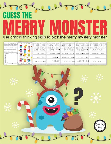 Merry Mystery Monster Puzzle - Growing Play