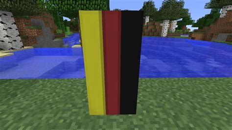 How To Make The National Flag Of Germany Deu Minecraft Youtube