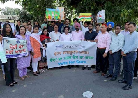 Ct Group And Sveep Jalandhar Organize Voter Awareness Campaign Ahead Of