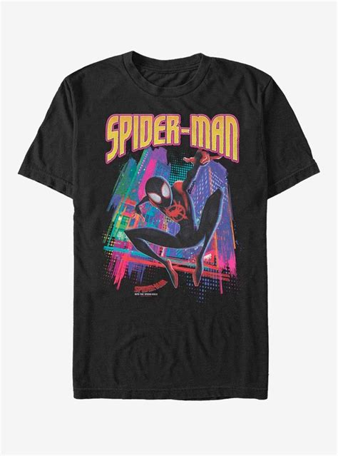 Marvel Spider Man Tower Hero T Shirt Hot Topic Spiderman Shirt Hero Tshirt Spiderman