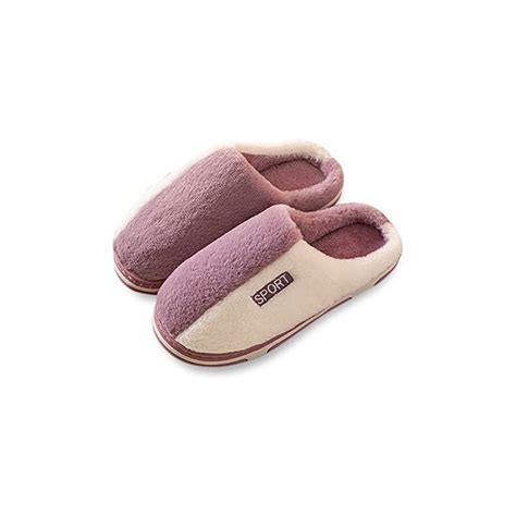 Biisdost Pantofole Da Donna In Peluche Imbottite Morbide Morbide