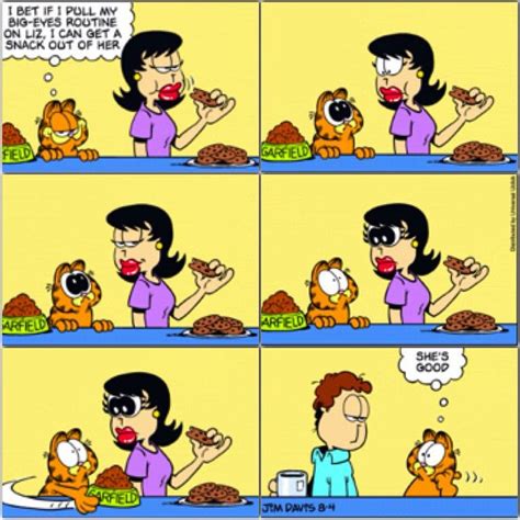 Garfield Comic on Instagram: “The Big-Eyes #Garfield #lovable #lazy # ...