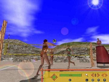 Beach Volleyball Hot Sports Play International Man Woman Beach