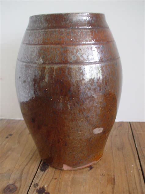 Redware Canning Jar Art Antiques Michigan