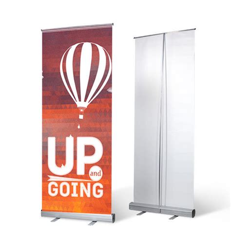 Custom Roll Up Banner Stand Standard Retractable Rollup Banner Stands