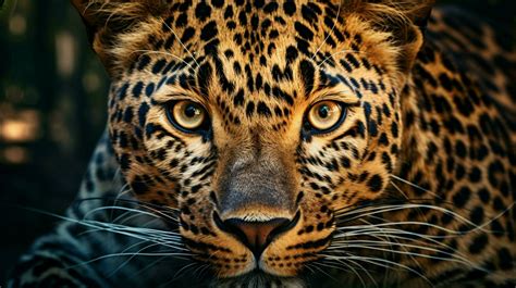 wild jaguar staring close up portrait in africa 32948610 Stock Photo at Vecteezy