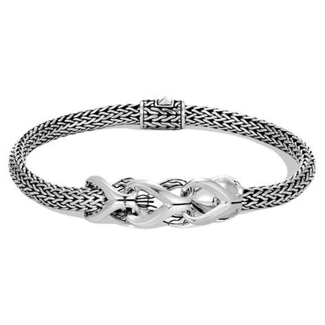 John Hardy Classic Chain Asli Sterling Silver Bracelet Bb90240xum For