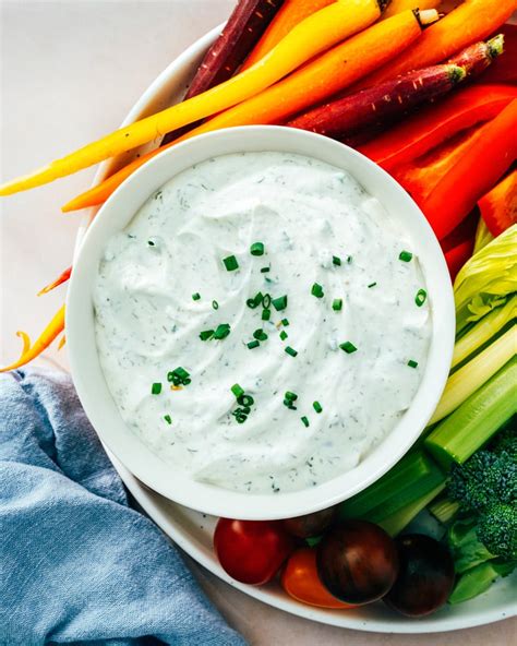 Quick Veggie Dip A Couple Cooks