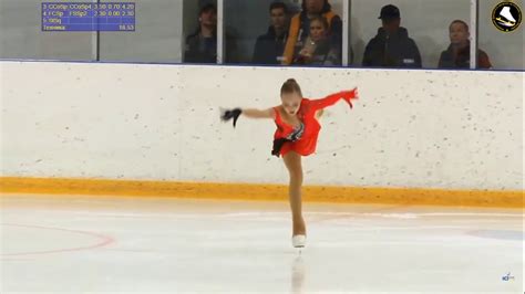 Sofia Sarnovskaya SP Moscow Jr Championships 2019 YouTube