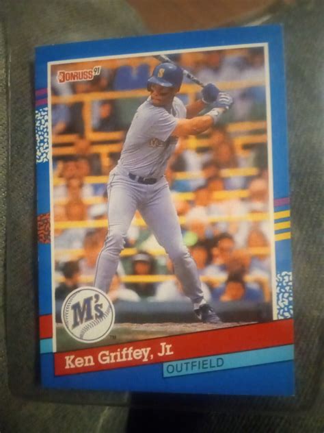 1991 Donruss One Yellow Line Right Border 77 Ken Griffey Jr EBay