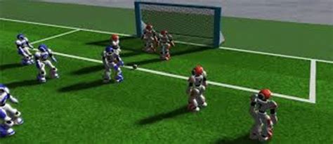 Two teams playing RoboCup Soccer Simulation 3D | Download Scientific ...