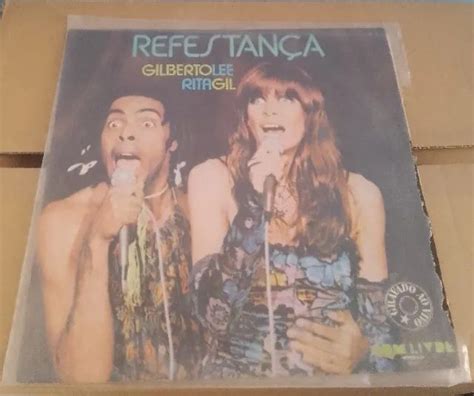 Vinil Lp Refestança Rita Lee E Gilberto Gil Raridade Colecionador