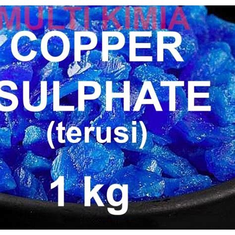 Jual TERUSI COPPER SULPHATE CuSO4 1 Kg Shopee Indonesia